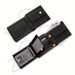 Portefeuille double à feuilles mobiles pour homme, multi-cartes, simple, avec poche pour monnaie, pince à billets, brosse antivol, portefeuille de grande capacité_voghion.com