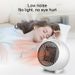 Radiateur soufflant électrique portable de forme mignonne de 250 W, thermostat réglable, protection contre la surchauffe pour une utilisation à domicile ou au bureau en intérieur_voghion.com