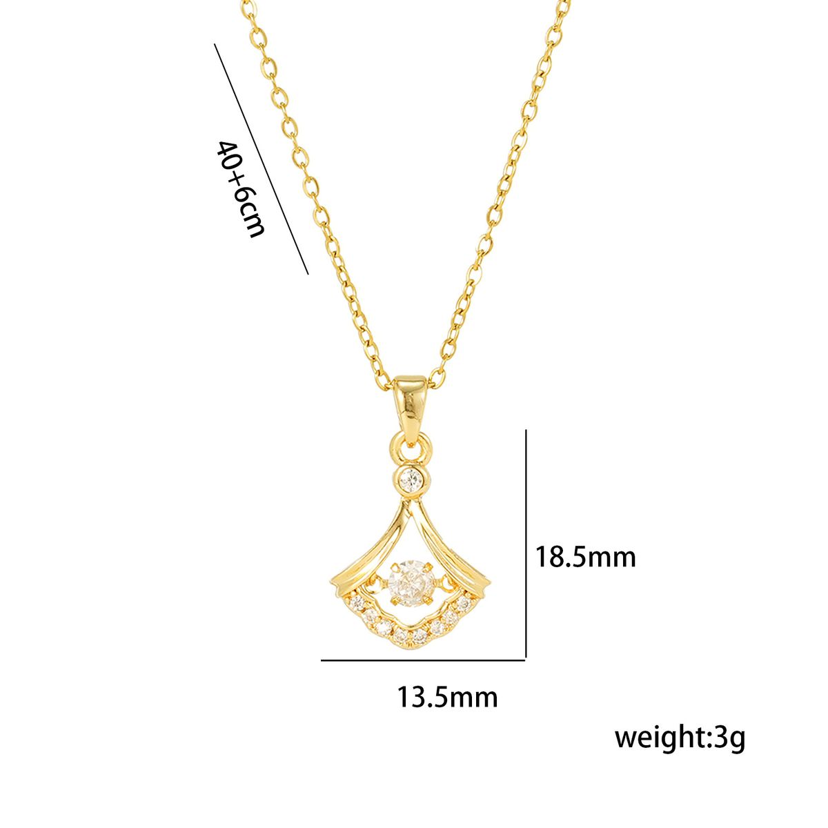 Collana con ciondolo a forma di cuore pulsante in stile coreano, per donna, semplice e alla moda, in acciaio al titanio, resistente allo sbiadimento, a forma di ventaglio, catena per clavicola_voghion.com