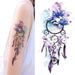 Piccoli adesivi Tatt freschi Stile moderno e semplice leggero Adesivo Tatt con piume di lavanda Waterprf Body Art finto_voghion.com