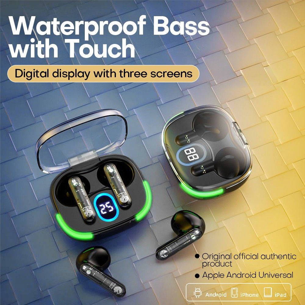 Wireless Bluetooth Earphone Noise Cancelling Headphone In Ear Earbuds Headset UK_voghion.com