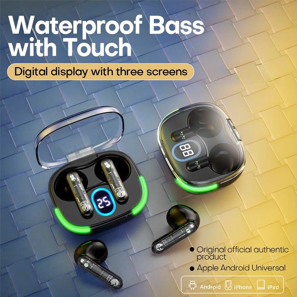 Wireless Bluetooth Earphone Noise Cancelling Headphone In Ear Earbuds Headset UK_voghion.com