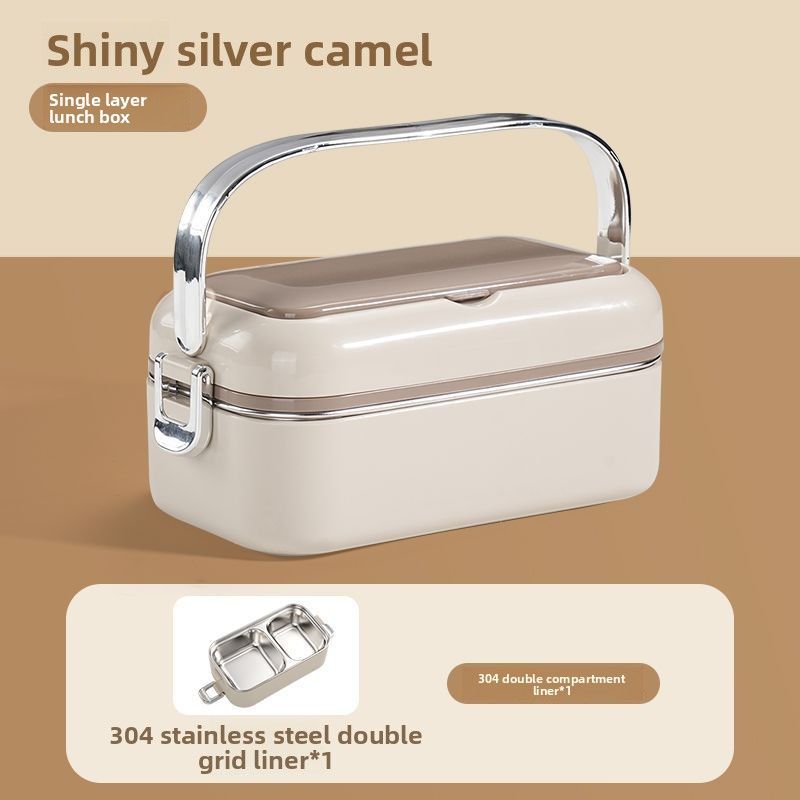 Multi-layer Lunch Box Office Workers, Microwaveable, Large Capacity Stainless Steel Bento Box, Insulated Food Container_voghion.com