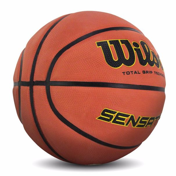 Palla da basket Wilson n. 7 in gomma per esterni, resistente, per adulti, con pavimento in cemento, WTB9118IB07CN_voghion.com