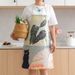 Cross-Border Special For Linen Printing Large Size Waterproof Home Antifouling Apron Overalls A Generation Of Hair_voghion.com