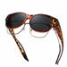 New Style Tortoiseshell Sunglasses, Compatible With Prescription Glasses, Driving-Specific, UV Sun Protection,_voghion.com