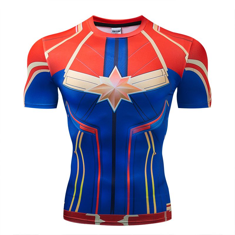 2022 Neue Premium 3D-gedruckte Kompressionskleidungs-T-Shirts Exquisite Gym Quick Dry Strumpfhosen_voghion.com