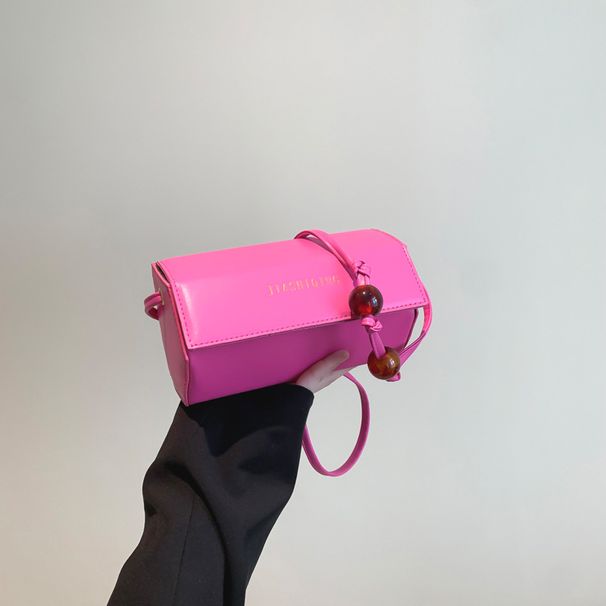 2024 Frühjahr Neue kleine trendige Mode vielseitige Single Cross Shoulder Damenkette Zylinder Box Tasche_voghion.com