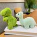 Adorable Dinosaur 2024 Plush Keychain Cute Pp Cotton Bag Decoration Chain Car_voghion.com