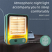 Mini ventilatore umidificatore con luce notturna USB e spray, vento forte, adatto per ufficio, dormitorio studentesco, camera da letto,_voghion.com