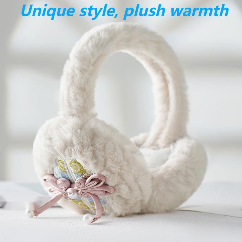 Winter plush earmuffs, stylish and beautiful, windproof and warm, comfortable and practical, allowing you to not fear the cold in this winter
﻿_voghion.com