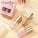 3-Piece Set Of Large-Brush Mirror Finish Lip Gloss - Shimmery Lip Oil & Lip Glaze With Pearlescent Sheen, Hydrating Formula, Fine Glitter Particles_voghion.com