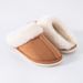 Baumwolle Herbst Winter Memory Foam Wildleder Fleece Warme Hausschuhe für den Innenbereich für Männer und Frauen_voghion.com