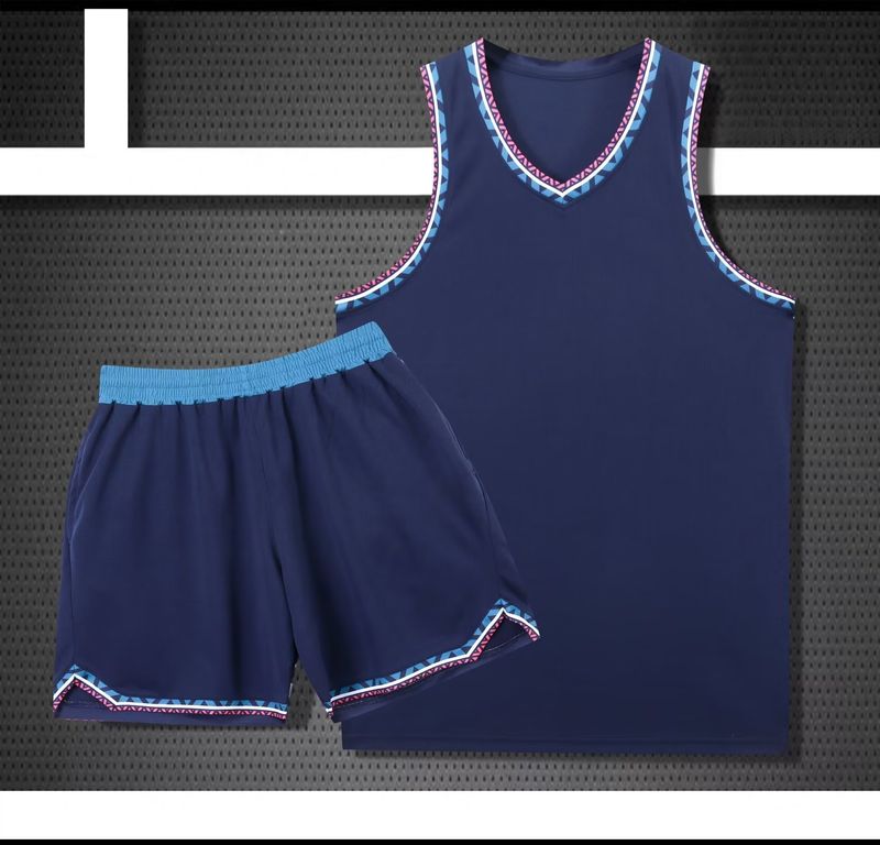Nuovo set da basket americano, maglia da uomo a spalla stretta, canotta alla moda, divisa sportiva da competizione per studenti_voghion.com