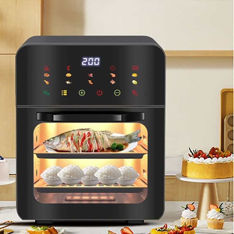Xia Xin Air Fryer Household Model Visual Multi-Function Smart Baking Integrated 2024 New Oven_voghion.com