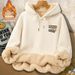 Hooded lambskin hoodie 2024 new autumn winter with thickened and ultra thick insulation fleece 12_voghion.com