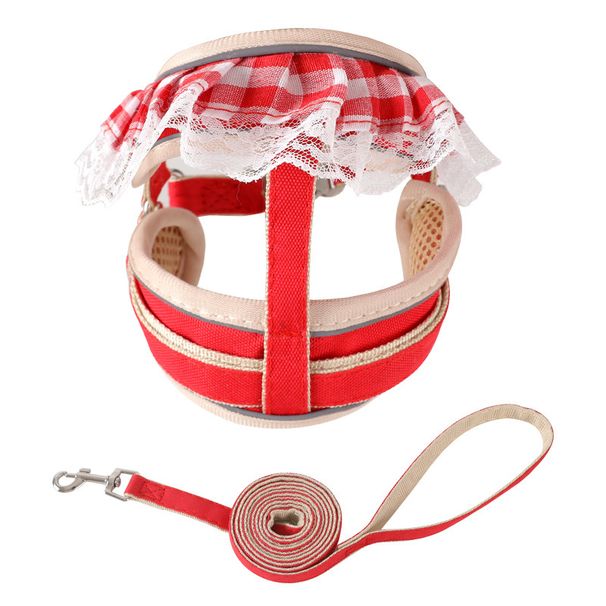 New Universal Pet Cat Dog Harness Anti-Escape Leash For Small Dogs Teddy Bichon Walking Chain_voghion.com