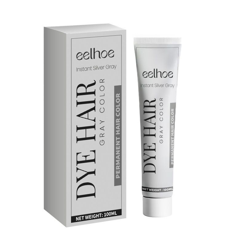 EELHOE gray hair cream, natural hair color, long-lasting, non-damaging, easy to color, easy to clean, trendy hair cream_voghion.com