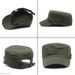 Berretto piatto in cotone lavato Estate Autunno Cinture regolabili Berretto militare Stile militare Cadet Chapeau Donna Uomo Pittore all'aperto_voghion.com