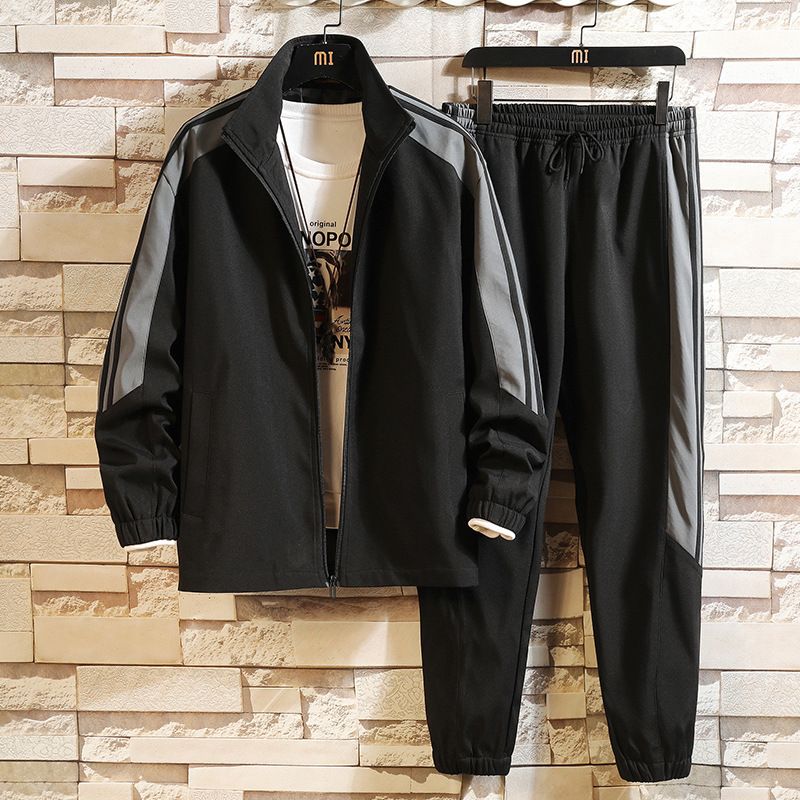  new autumn and winter men's jacket suit style trend tooling fashion jacket set with handsome clothes_voghion.com