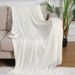 Nordic style knitted solid color straight leisure sofa decorative cover blanket_voghion.com