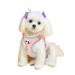 Pet Supplies Cartoon Big Eye Teddy Bichon Vest Style Small Walking Leash Puppy Chest Harness Dog_voghion.com