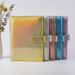 Holograficzny notes pastelowy A6 i A5 – planer z wymiennymi wkładami i okładką z poliuretanu, modny i kreatywny dziennik do szkoły, biura i podróży_voghion.com