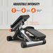 Stair Stepper For Exercise At Home Hydraulic Mini Stepper With Resistance Band_voghion.com
