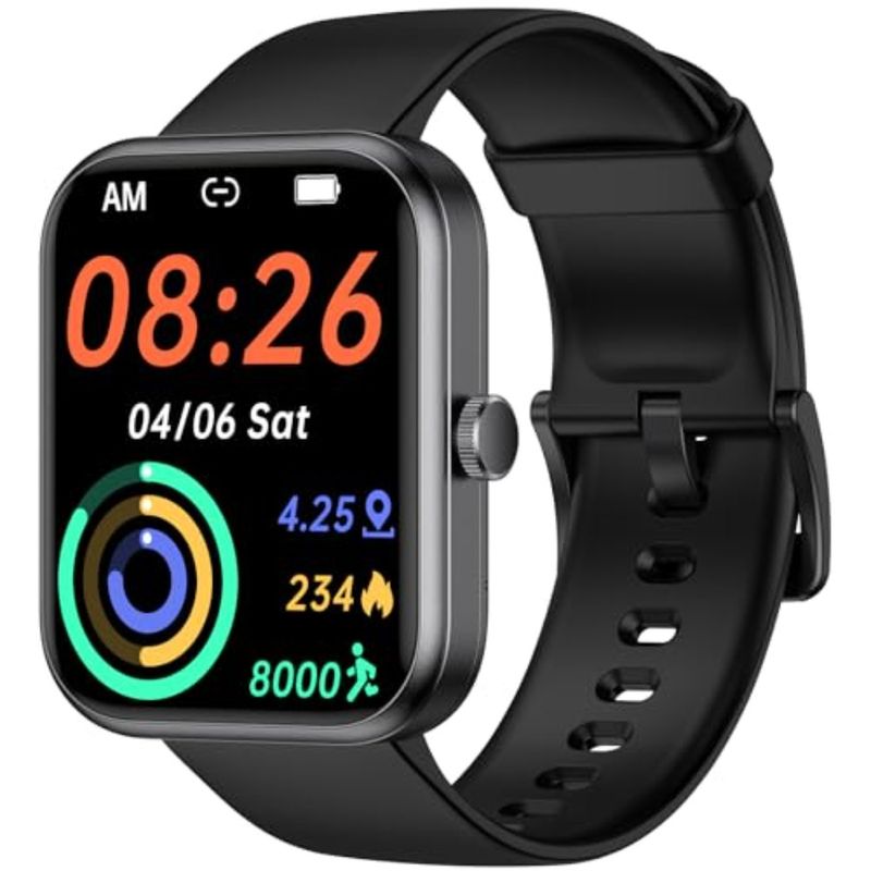 Smart Watch 42mm Bluetooth Calling Answer Make Call HD Touch Screen IP68 Waterproof Fitness Tracker For Android And IOS Phones_voghion.com