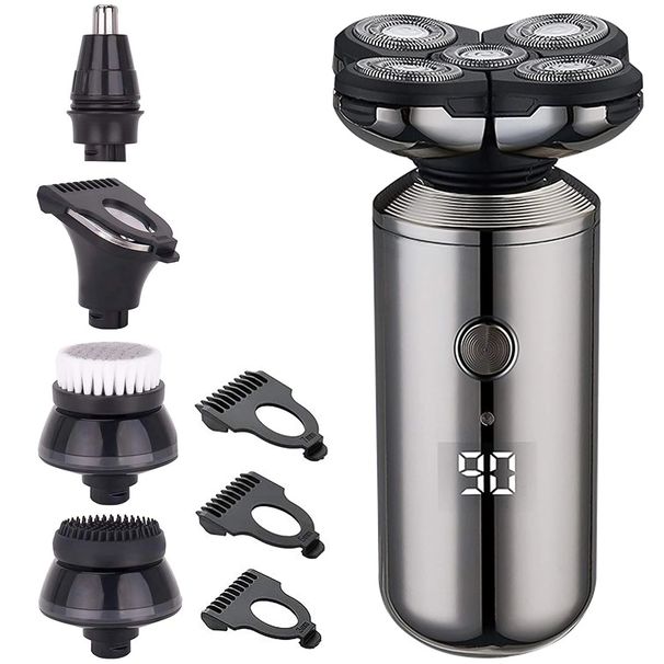 Ηλεκτρική ξυριστική μηχανή ανδρών IPX6 αδιάβροχη ξυριστική μηχανή ξυρίσματος γενιών με φόρτιση USB ξυριστικές μηχανές πολλαπλών λειτουργιών σετ περιποίησης_voghion.com