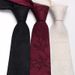Ler Poliestere Business Suit Jacquard Rosso Serie 7cm Nuova Cravatta Produttore Disponibile all'ingrosso_voghion.com