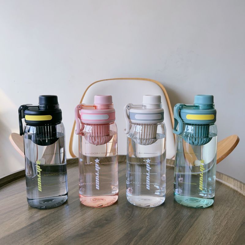 Large Capacity Sports Water Bottle For Men And Women, Aesthetic Summer Simple High Temperature Resistant Portable Cup_voghion.com