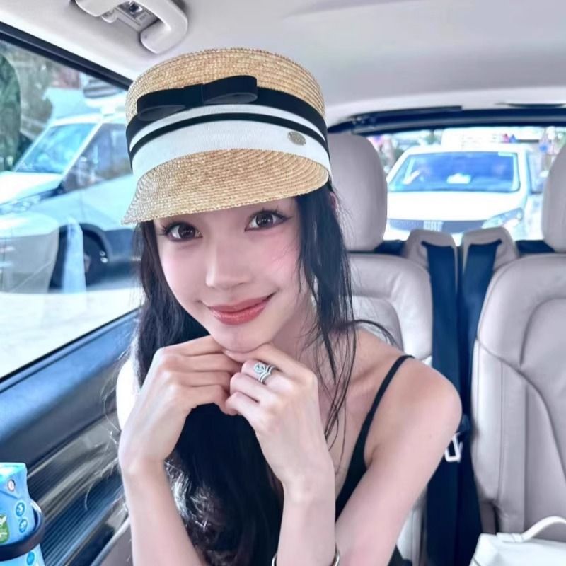 Bow Dames Zomer Stro Zonnebrandcrème Platte Rijhoed 2025 Nieuw_voghion.com