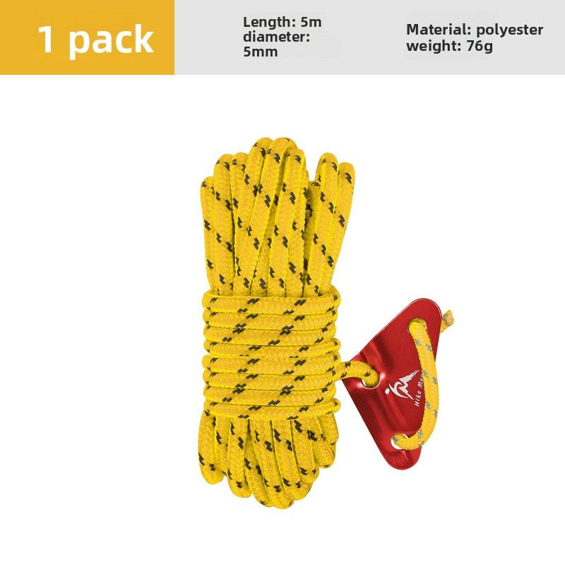 Winddichte buitentent met reflecterende luifel, vaste binding, verstelbaar touw, verdikt en verlengd_voghion.com