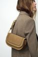 ZR Home 2024 Autumn Winter New Women's Dark Brown Saddle Flap Shoulder Casual Fashion Suede Crossbody Bag_voghion.com