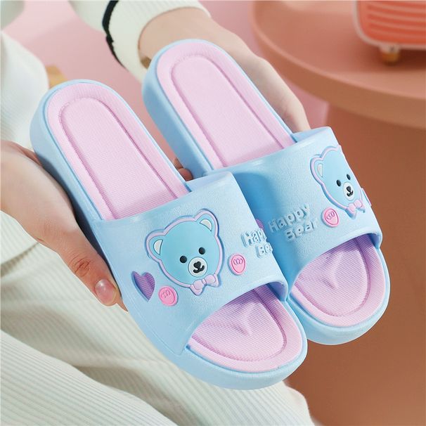 Nove crtane slatke kućne ženske ljetne papuče s debelim potplatom za spavaću sobu, neklizajuće papuče za kupaonicu_voghion.com