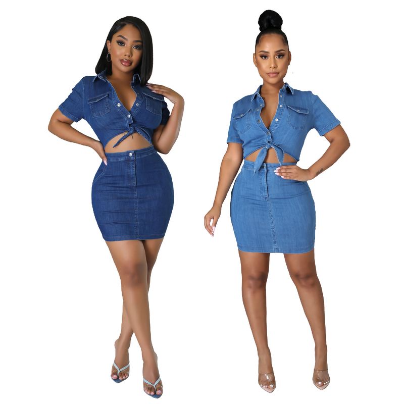 Rochie sexy subțire din denim pentru femei, la modă, geantă, fustă de club de noapte, fustă_voghion.com