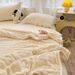 Ultra Soft Bubble Milk Fleece Blanket - Hypoallergenic Anti-Static, Plush Cozy Throw All Seasons, Perfect For Home,_voghion.com