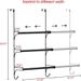 Auledio Adjustable Over The Door Triple Towel Rack With Hooks,Black_voghion.com