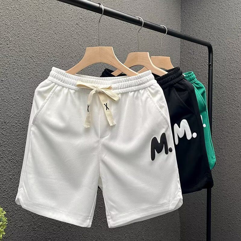 Men's Clothing casual sports shorts men's summer high end straight sports pants printed letters loose shorts_voghion.com