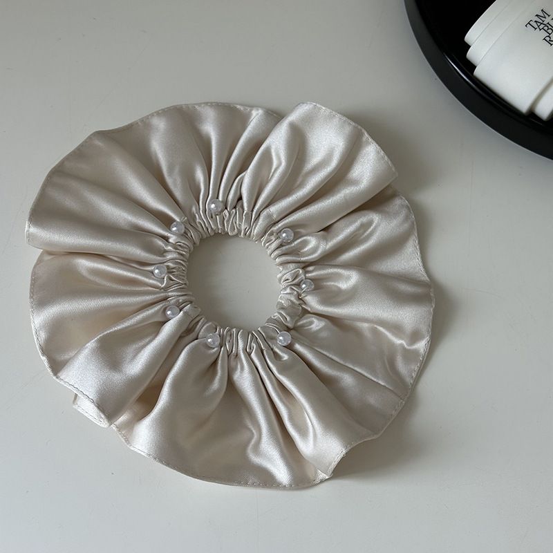 Koreaanse stijl Textuur Grote maat Parel Grote darmring Hoge elasticiteit Haaraccessoires Achterkant van het hoofd Gewikkeld High-end hoofdband Haaraccessoires Ne_voghion.com