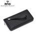 RFID anti-theft brush PU large capacity long women's multi card wallet_voghion.com