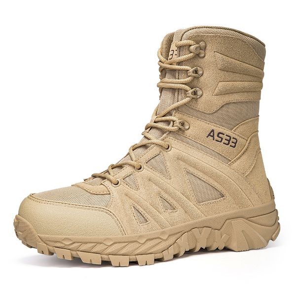 「XGXC」2025 Stivali da combattimento alti, stivali militari, stivali da campo antiscivolo, stivali delle forze speciali, stivali da trekking anti-calci_voghion.com