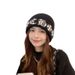 Snowflake Jacquard Loose Hat For Students, Big Head Circumference, Face Slimming, Warm Winter Hat, Knitted Cap_voghion.com