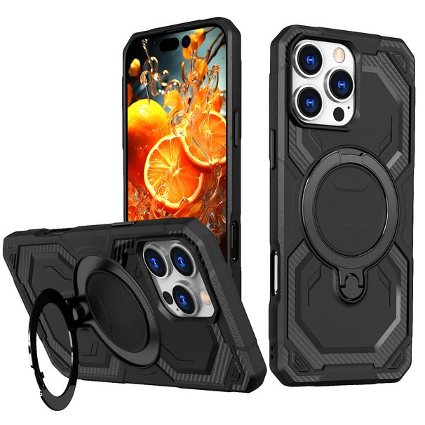 Original Anti-Scratch Matte Case For Redmi Note 14 Pro - With 360° Rotatable Ring Stand, Compatible With Xiaomi 14T_voghion.com