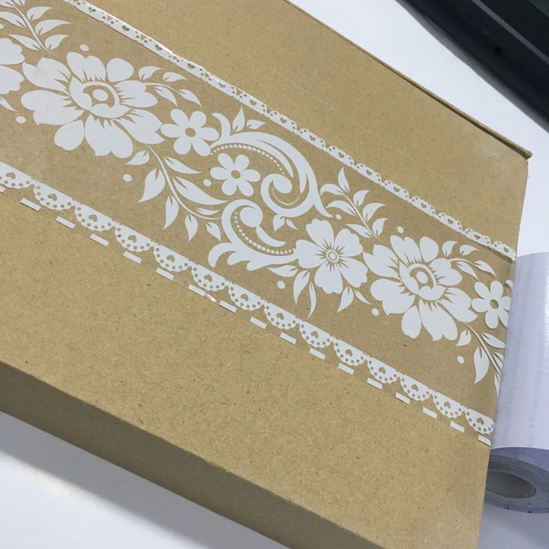 Beyaz şeffaf kendinden yapışkanlı bel duvar sticker'ı banyo ve oturma odası cam kapılar pencereler için yapıştırıcı ile_voghion.com