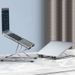 Nuovo supporto ergonomico per laptop, portatile, pieghevole, in lega di alluminio, per computer, accessori per ufficio_voghion.com