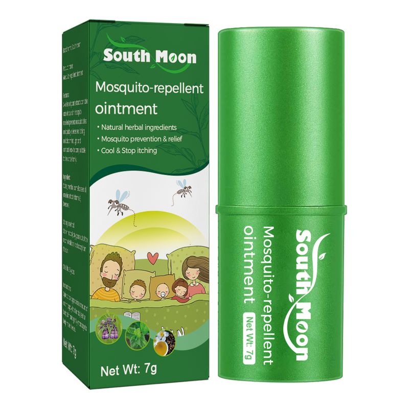 Bâton anti-moustiques South Moon Bâton de baume anti-moustiques rafraîchissant et anti-piqûres de moustiques, démangeaisons cutanées et rafraîchissantes_voghion.com