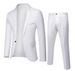 Herrenbekleidung Zweiteilige Business-Anzüge Kleine Anzüge Slim Fit Trauzeuge Bräutigam Hochzeitskleid_voghion.com