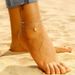 Trendy Moon Simple Women's Beach Anklet New_voghion.com